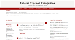 Desktop Screenshot of folletosytratados.com