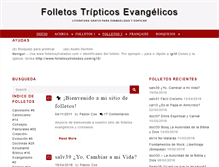 Tablet Screenshot of folletosytratados.com